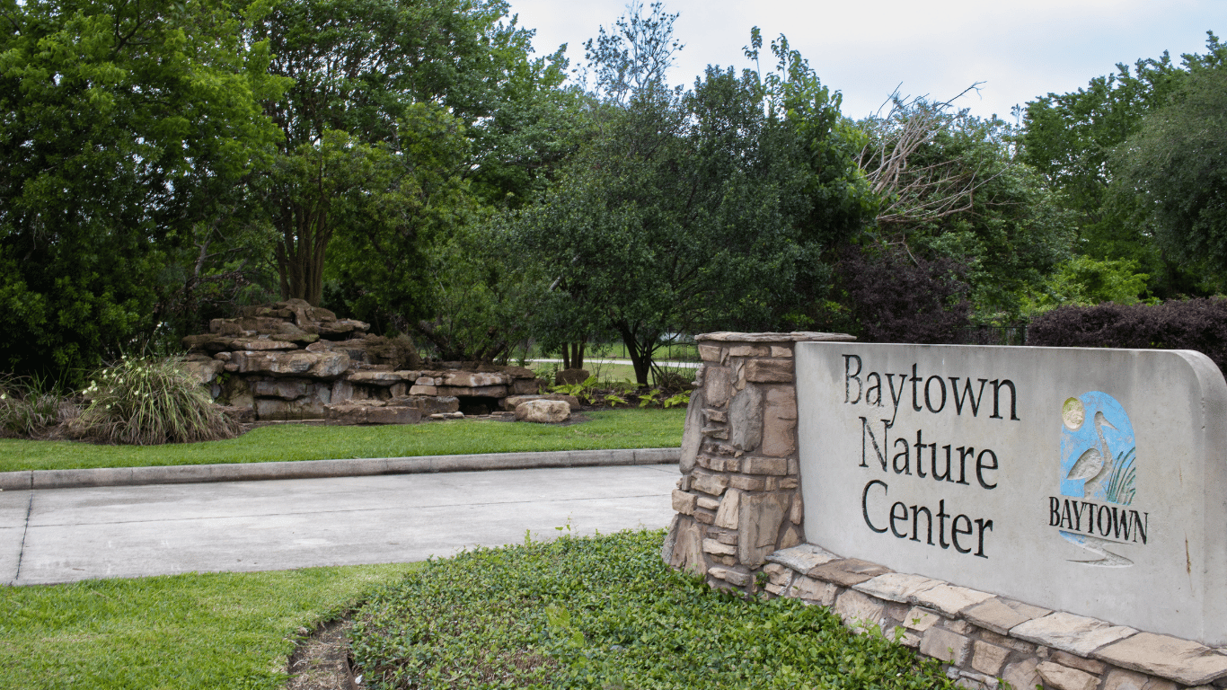 Baytown Nature Center Entrance