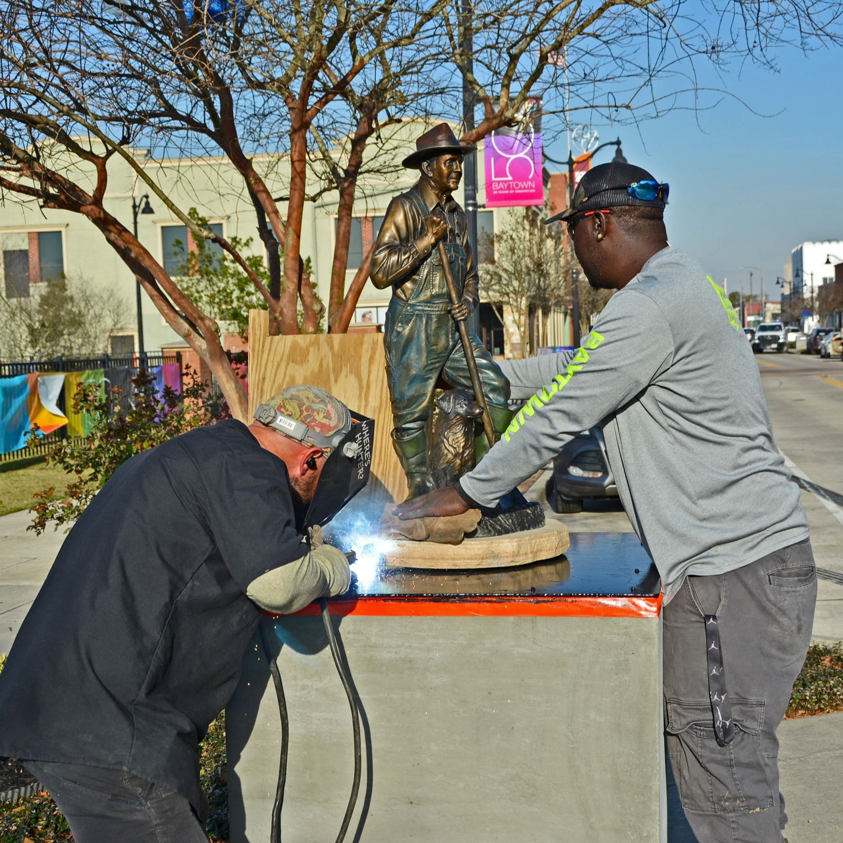 Sculpture Trail on Texas Avenue