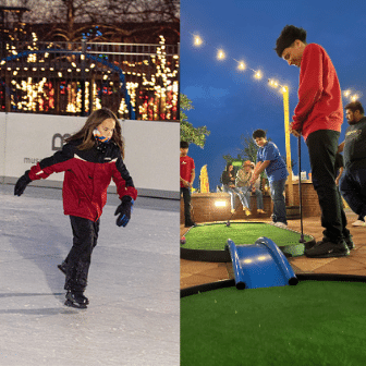 Glice skating and mini golf