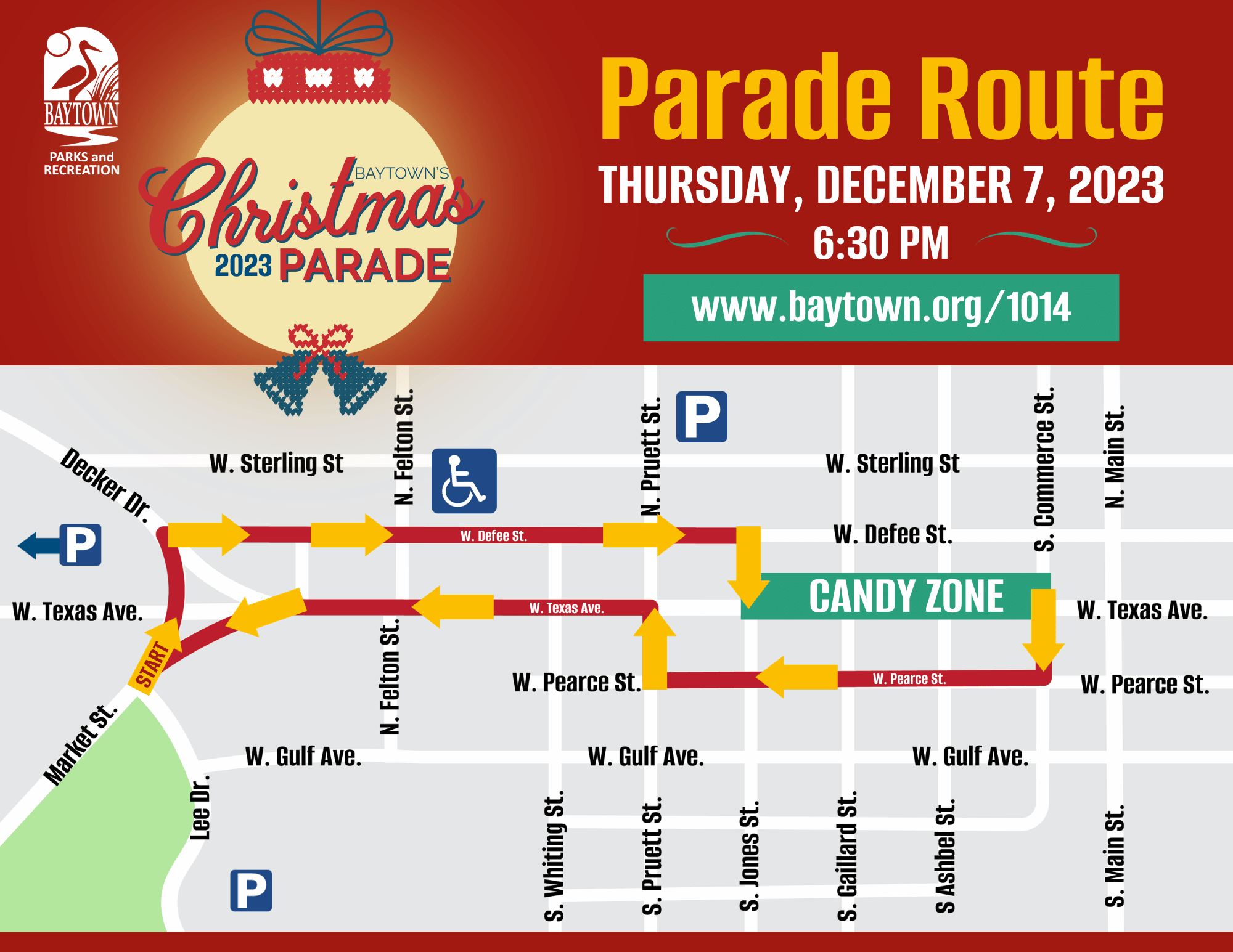 Christmas Parade Route