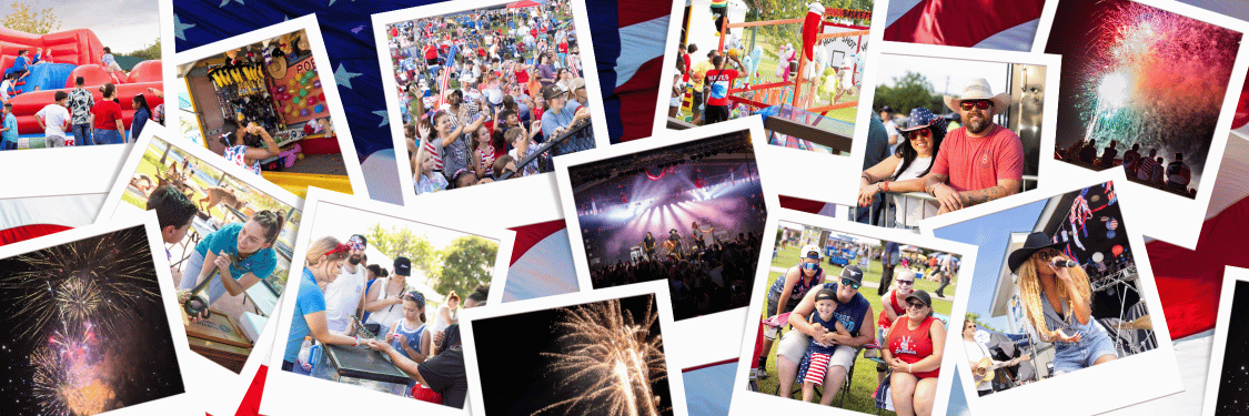 Baytown Texas July 4 th Concert Photo Collage