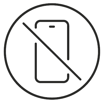 no phones