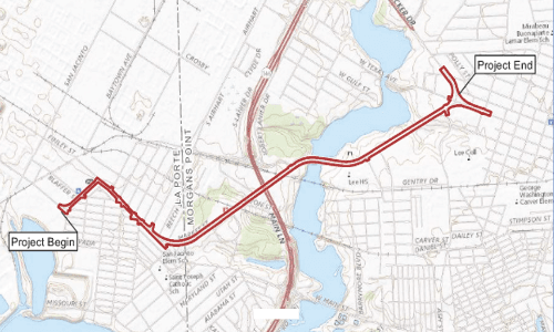 Market Street Corridor project map